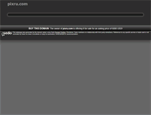 Tablet Screenshot of pixru.com
